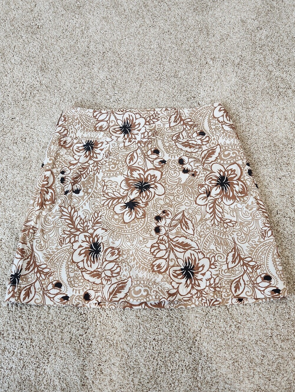 White Stag Floral Skort